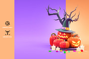 Halloween Flyer Design, a Seasonal Illustration by TandemStock (Thumbnail 2 of 3)