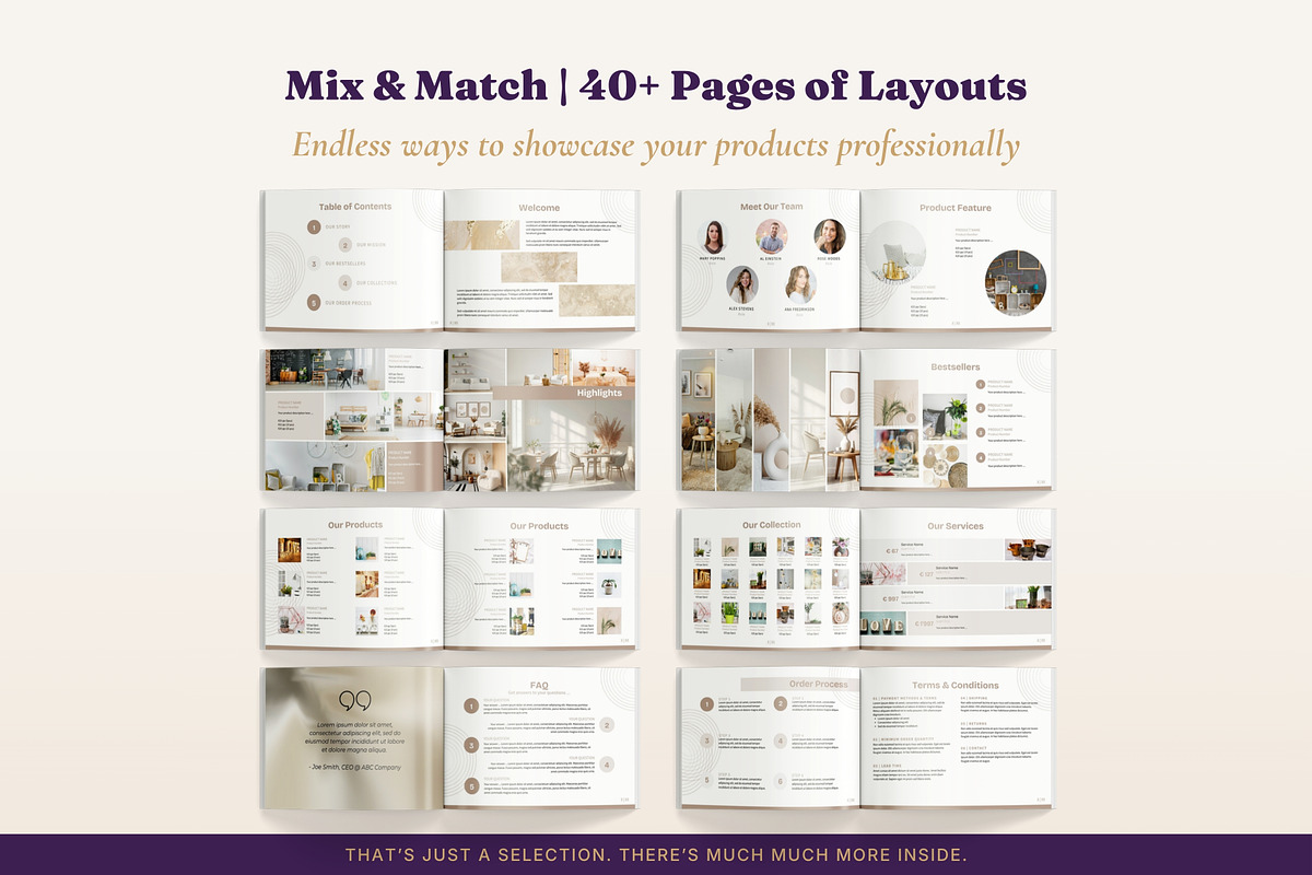 Landscape Product Catalog Line Sheet, a Magazine Template by B2 Studio (Photo 9 of 18)