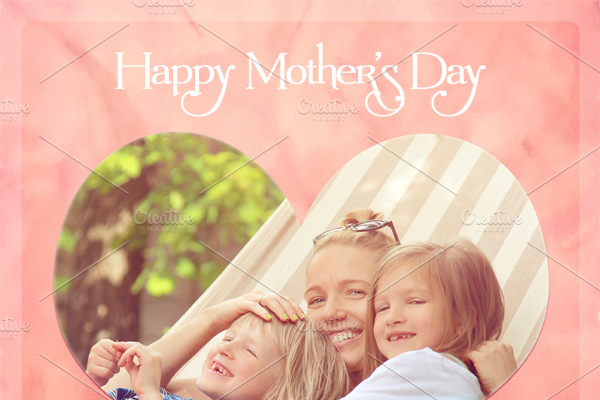 Mother's Day Creative Card Set, a Background Graphic by Art Cascadea (Photo 2 of 4)
