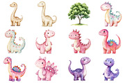 Paleontology Dinosaur Animal, an Illustration by CitraGraphics (Thumbnail 5 of 5)