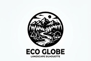 60 Eco Globe Landscape Silhouette, a Technology Illustration by Amazin_art (Thumbnail 6 of 44)