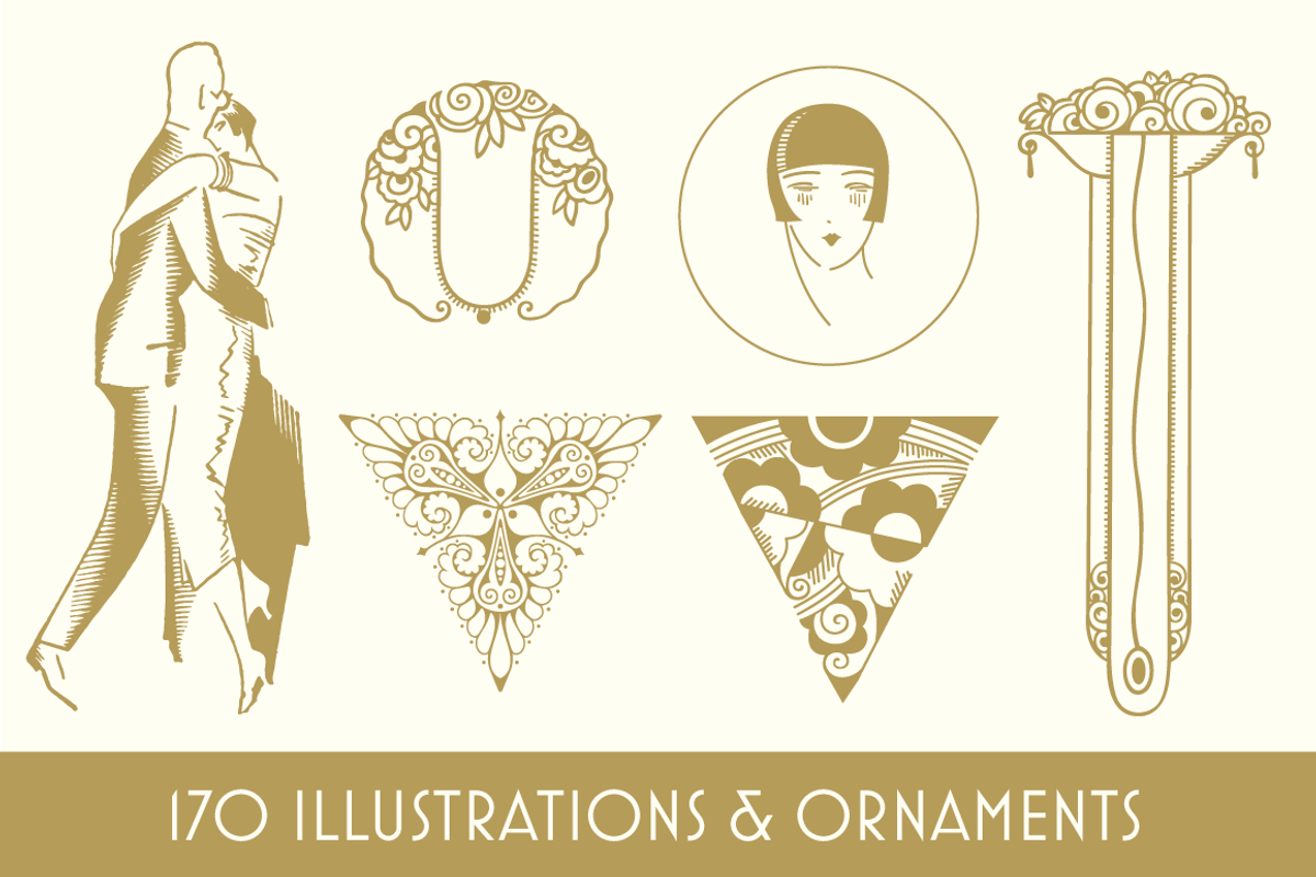 Ultimate Art Deco Vector Pack, an Illustration by Webalys (Photo 3 of 5)