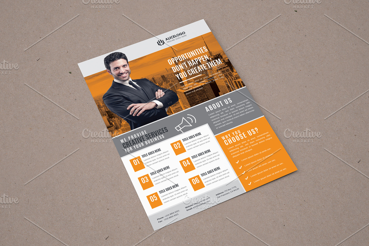 Flyer Template, a Flyer Template by Alice_s (Photo 8 of 10)
