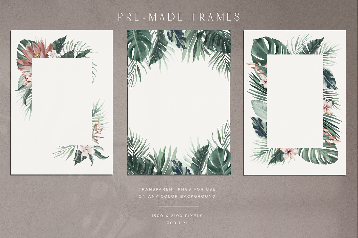 Tropicana Botanical Elements, a Graphic by Opal Creative (Photo 3 of 10)