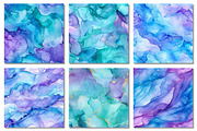 Mermaid Seamless Alcohol Ink Texture, a Texture Graphic by Dream Creation (Thumbnail 4 of 7)