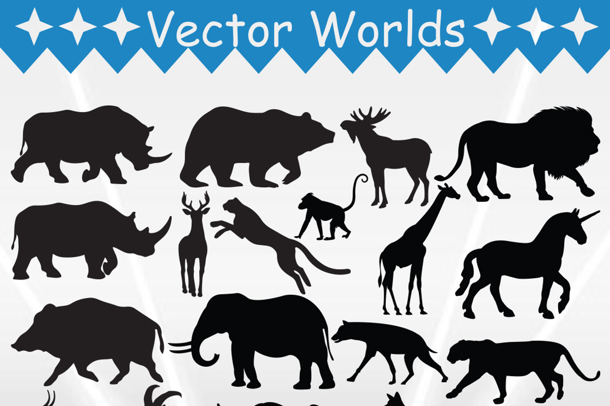 Wild Animals Svg, Wild, Animals Svg, an Object Graphic by VectorWorlds (Photo 2 of 3)
