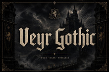 Veyr Gothic - Blackletter Font