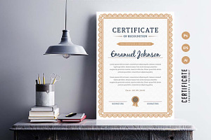 439. Modern Certificate Template