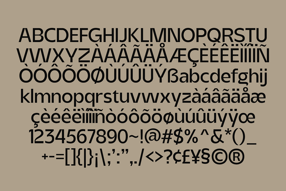 Gilgan - Modern Sans, a Sans Serif Font by Viswell (Photo 9 of 9)
