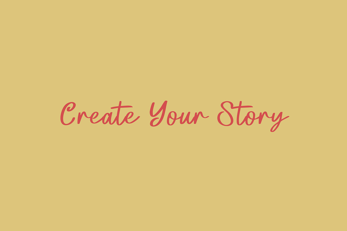 Aeril Script Font, a Script Font by NTC Graphic (Photo 4 of 9)