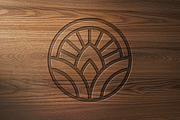 Debossed Wood Logo Mockup, a Mockup by Design Squad (Thumbnail 4 of 5)