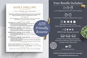 ATS Compatible Resume CV Templates