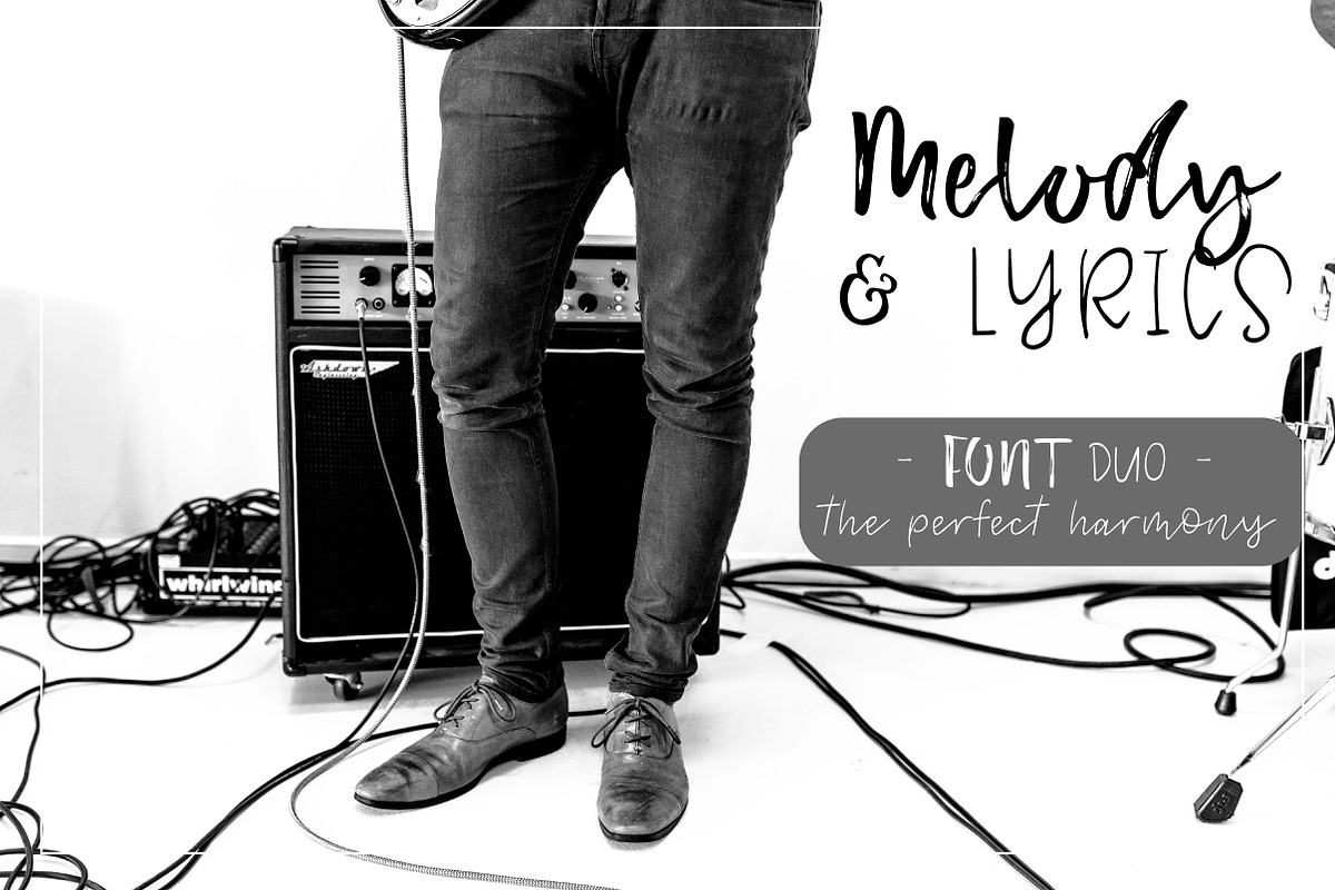 Melody & Lyrics - Font Duo