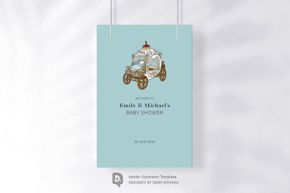 Baby Shower Welcome Board - 40, a Marketing Template by BloomToLife By Dona (Photo 3 of 5)