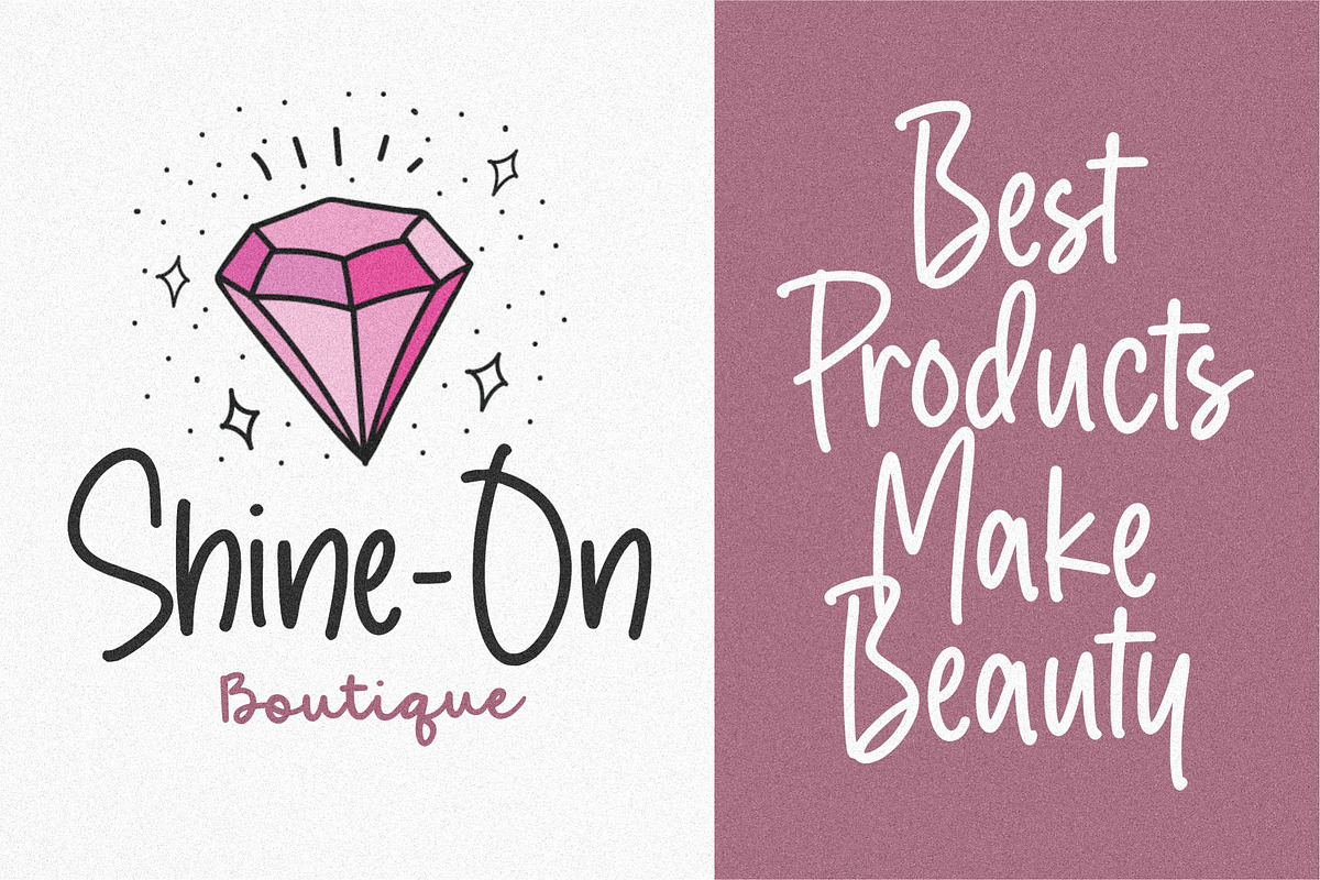 Crystal Angles Modern Monoline Font, a Script Font by Balpirick Studio (Photo 2 of 7)