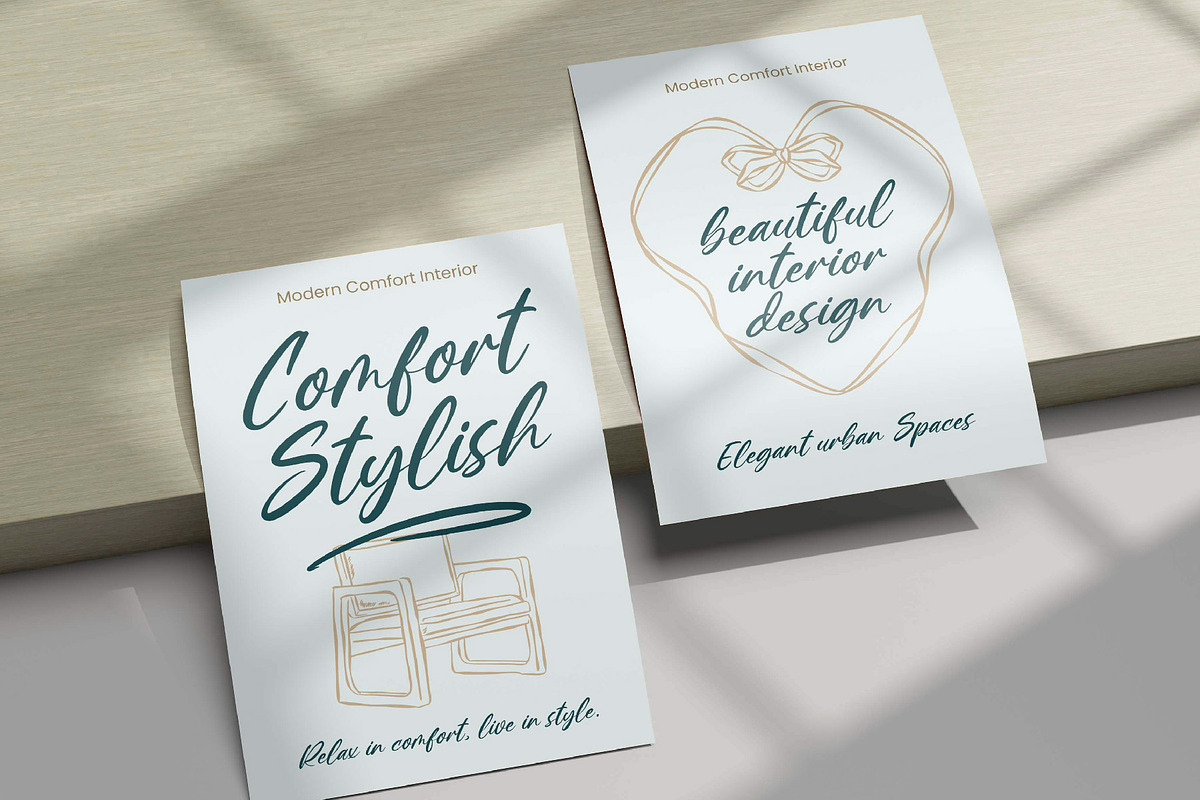 Delaghen - Stylish Script Font, a Script Font by Afkari Studio (Photo 8 of 8)