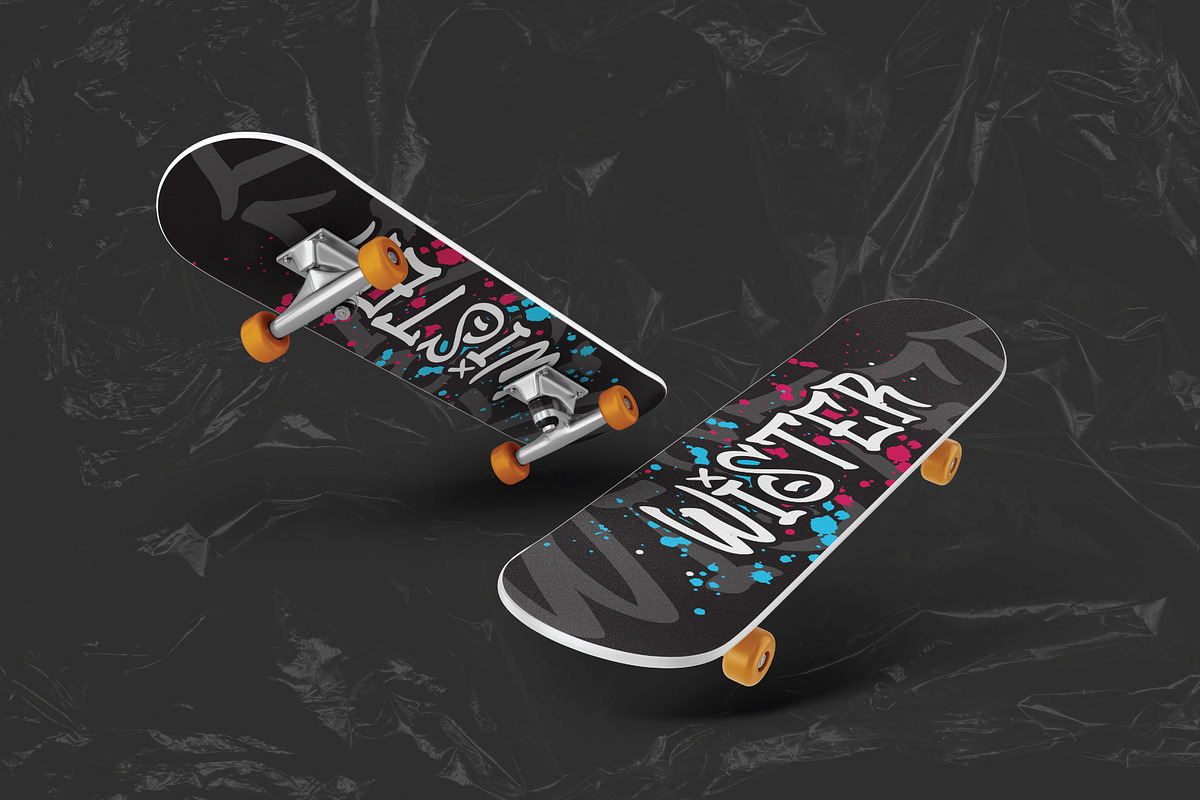 Wister Domn Graffiti Font, a Handwritten Font by Lettermine (Photo 6 of 10)