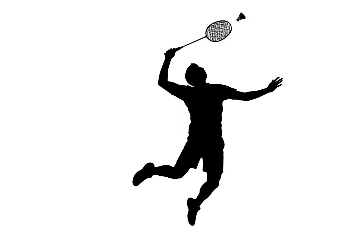 Badminton Smash Silhouettes, an Illustration by Amazin_art (Photo 29 of 31)