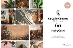 Cosmic Creator Boho Stock Images, a Photo by The Brand Alchemists