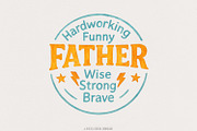 Fathers Day PNG, Best Dad Ever, an Illustration by SharpMarketplace (Thumbnail 1 of 9)