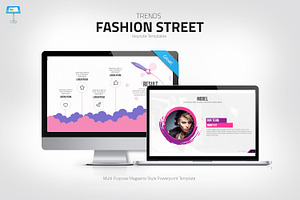 Fashion Keynote template, a Presentation Template by Stock Shape