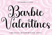 Barbie Valentines, a Handwritten Font by InermediaSTUDIO (Thumbnail 1 of 8)