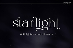 Instigma - A Modern Classic Typeface