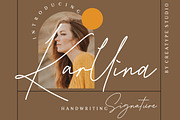 Karllina Handwriting Signature, a Script Font by Creatype Studio (Thumbnail 1 of 9)