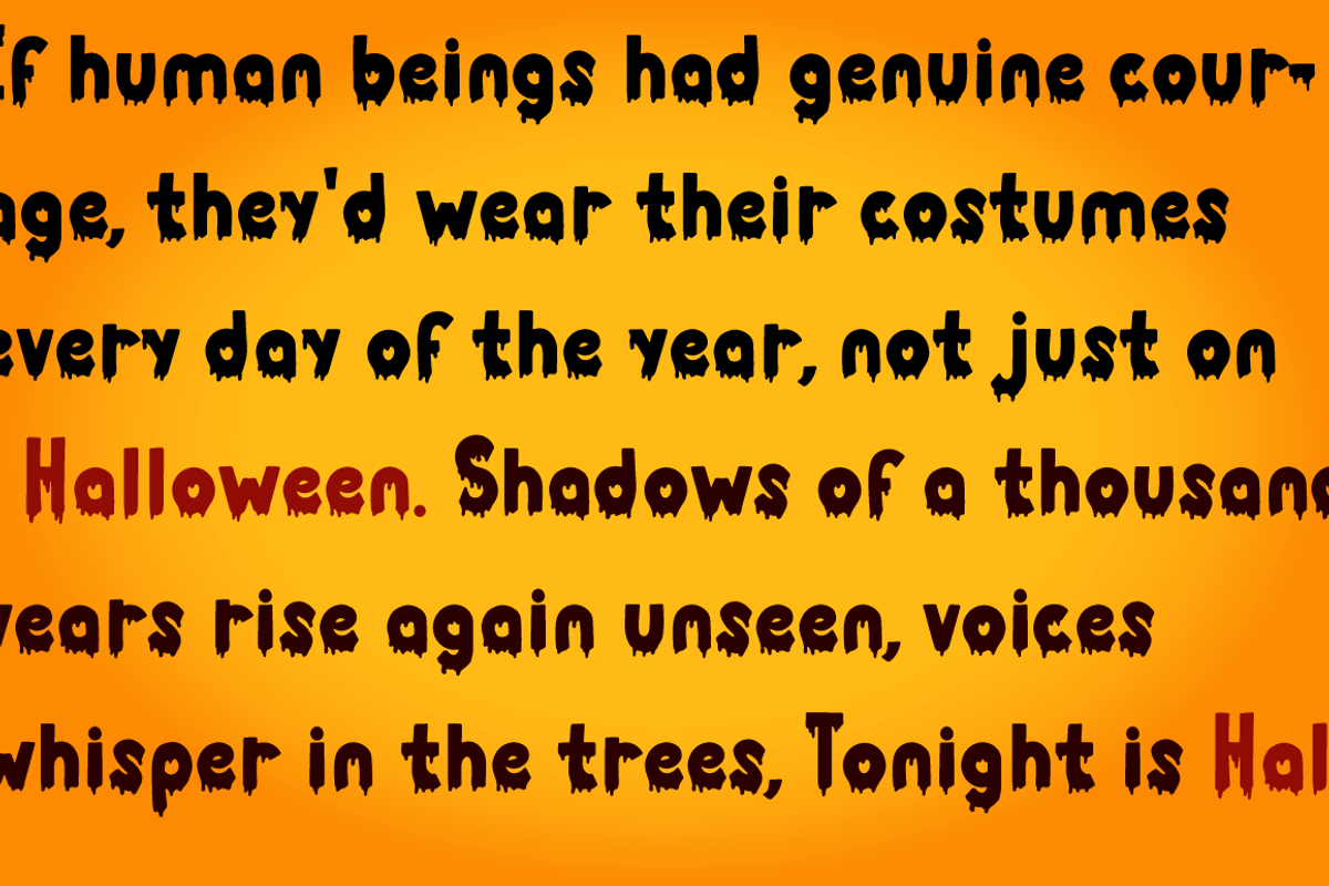 Smelly Blood, a Sans Serif Font by Attype (Photo 7 of 7)