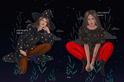 LUNALOGIA. Cosmic goddesses, a Person Illustration by Chikovnaya (Thumbnail 11 of 14)