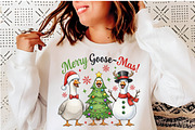 Cute Christmas Goose Png Bundle, an Illustration by SinaCreation (Thumbnail 5 of 8)