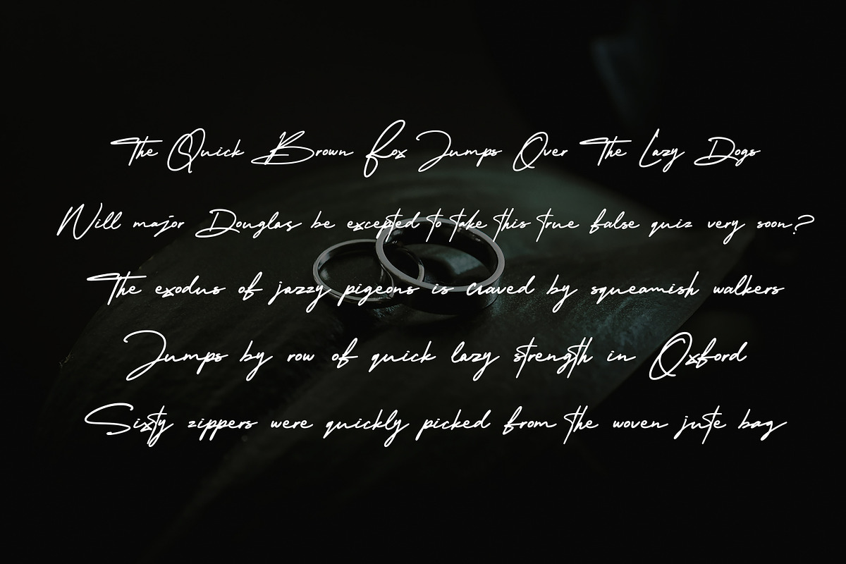 Amerika Signature, a Script Font by Scratch Design (Photo 6 of 8)