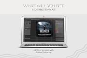 Editable Womens Day Flyer Template, a Flyer Template by MithilaCreation (Thumbnail 6 of 8)