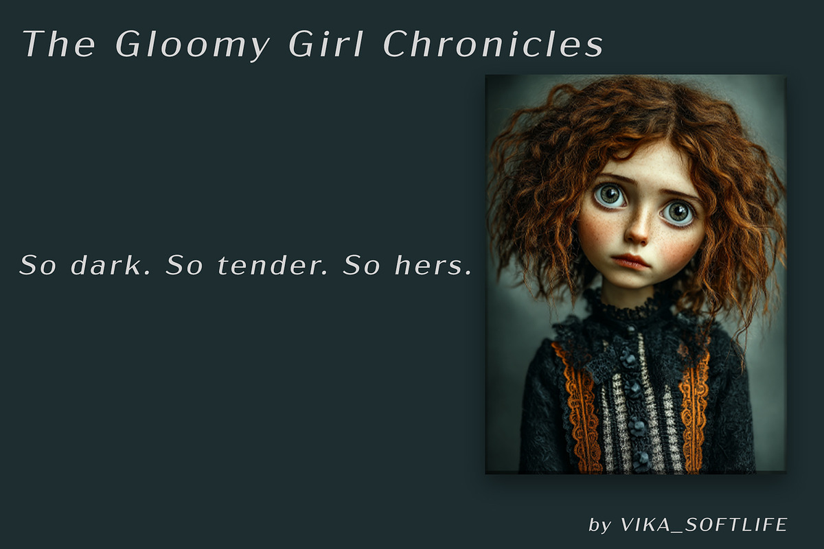 The Gloomy Girl Chronicles, a Decorative Illustration by Vika_Softlife (Photo 1 of 5)