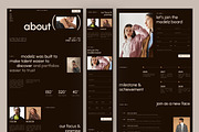 Talent & Model Agency Website UI, an UI Kit Template by peterdraw (Thumbnail 3 of 7)