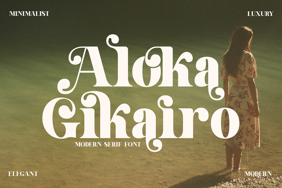 Aloka Gikairo Modern Serif Font, a Serif Font by Storytype Studio (Photo 2 of 15)