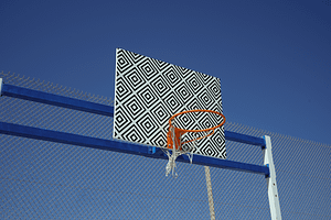 POSTER BASKET BALL MOCKUP