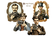 Victorian Photographer PNG Clipart, an Illustration by Memories By Lea (Thumbnail 2 of 9)