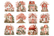 Spring Cottage Dreams Clipart, an Illustration by Design Market (Thumbnail 3 of 3)