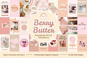 Bakery Instagram Story Templates, a Social Media Template by Hell Yeah Designs (Thumbnail 1 of 8)