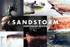 Sandstorm Photoshop Action