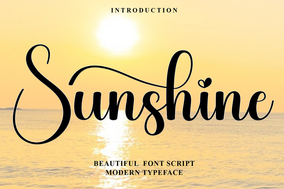 Sunshine, a Handwritten Font by FreshTypeINK (Photo 1 of 8)