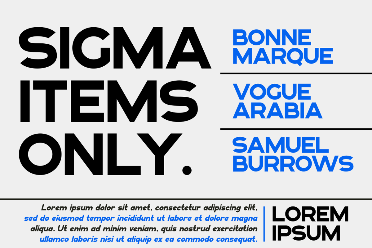 Monalqo - A Modern Sans Serif Font, a Sans Serif Font by Marvadesign (Photo 2 of 7)
