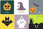 16 Halloween banners and cards, a Background Graphic by InkySplash (Thumbnail 2 of 5)