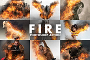 Fire Photoshop Action