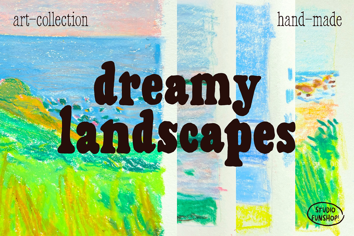 Dreamy Landscapes - Art Collection, an Illustration by Studio Funshop by Kelli (Photo 1 of 8)