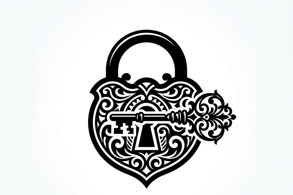 60 Ornate Key and Lock Silhouette, a Technology Illustration by Amazin_art (Photo 5 of 21)