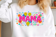 Boho Mama Png, Mothers Day Png, a Seasonal Illustration by Designking (Thumbnail 5 of 6)
