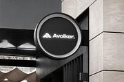 Logo Mockup Modern Round Wall Sign, a Product Mockup by Asylab (Thumbnail 2 of 5)