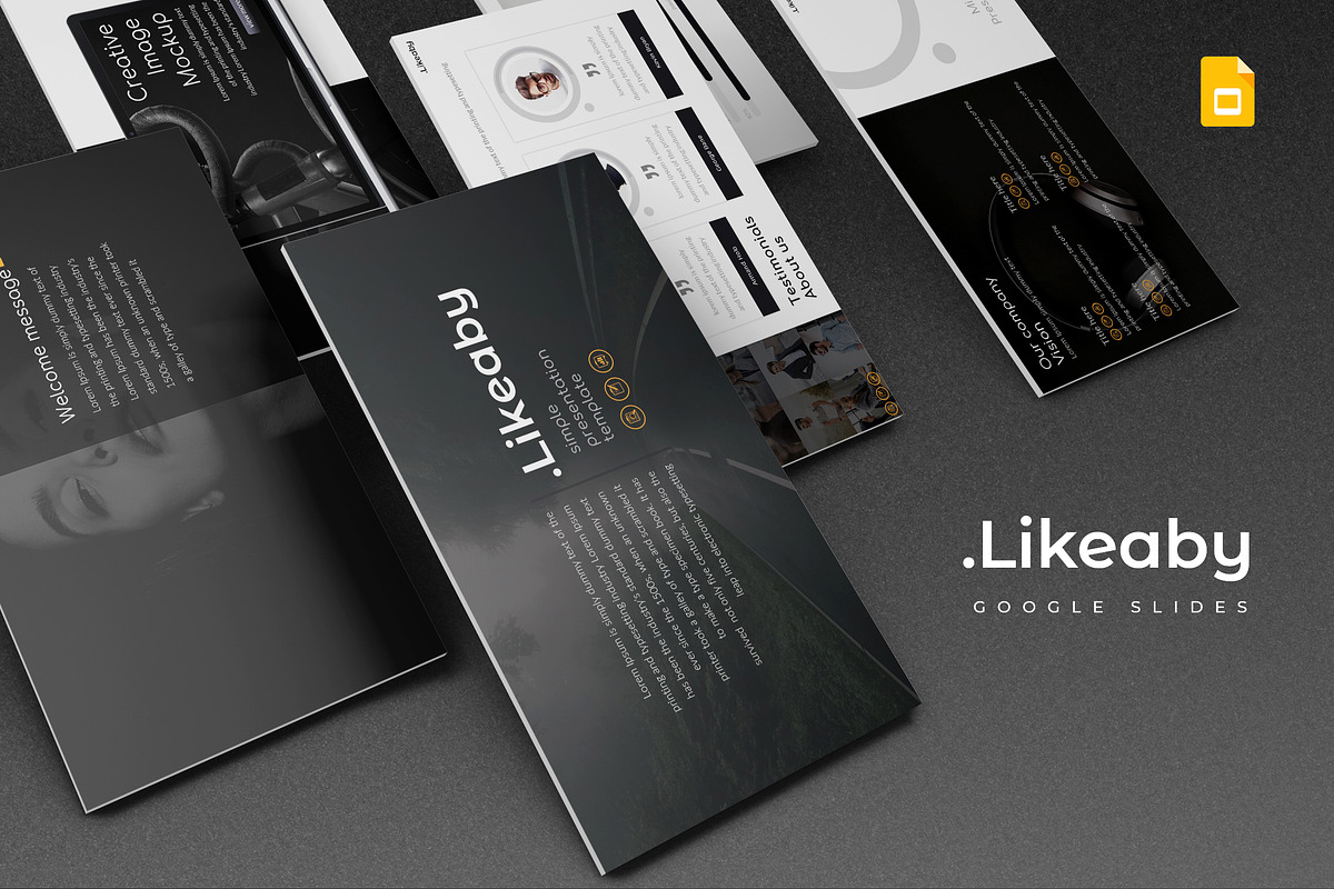 Likeaby - Google Slides Template, a Presentation Template by AQR Studio